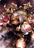 March of Reckless Joy // March of Reckless Joy (ANEO-062) - Neon Dynasty Art Series (Borderless)