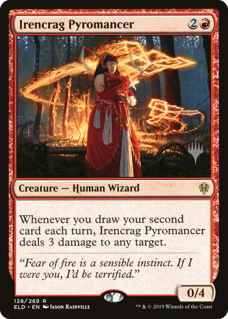Irencrag Pyromancer (PPELD-128) - Throne of Eldraine Promos Foil