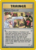 Blaine's Quiz #1 097  - Unlimited Gym Heroes - Rare
