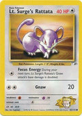 Lt. Surge's Rattata 082  - Unlimited Gym Heroes - Common