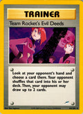 Team Rocket's Evil Deeds  - Unlimited Neo Destiny - Uncommon