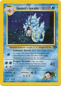 Giovanni's Gyarados  - Unlimited Holofoil Gym Challenge - Holo Rare