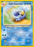 Light Vaporeon 052  - Unlimited Neo Destiny - Uncommon