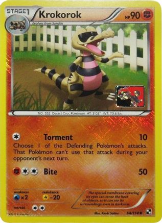Krokorok (League Promo) 064/114  - Reverse Holofoil League & Championship Cards - Promo