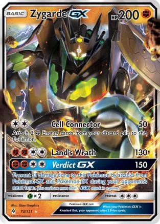 Zygarde GX 073  - Holofoil SM  Forbidden Light - Ultra Rare