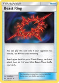 Beast Ring 102  - Reverse Holofoil SM  Forbidden Light - Rare