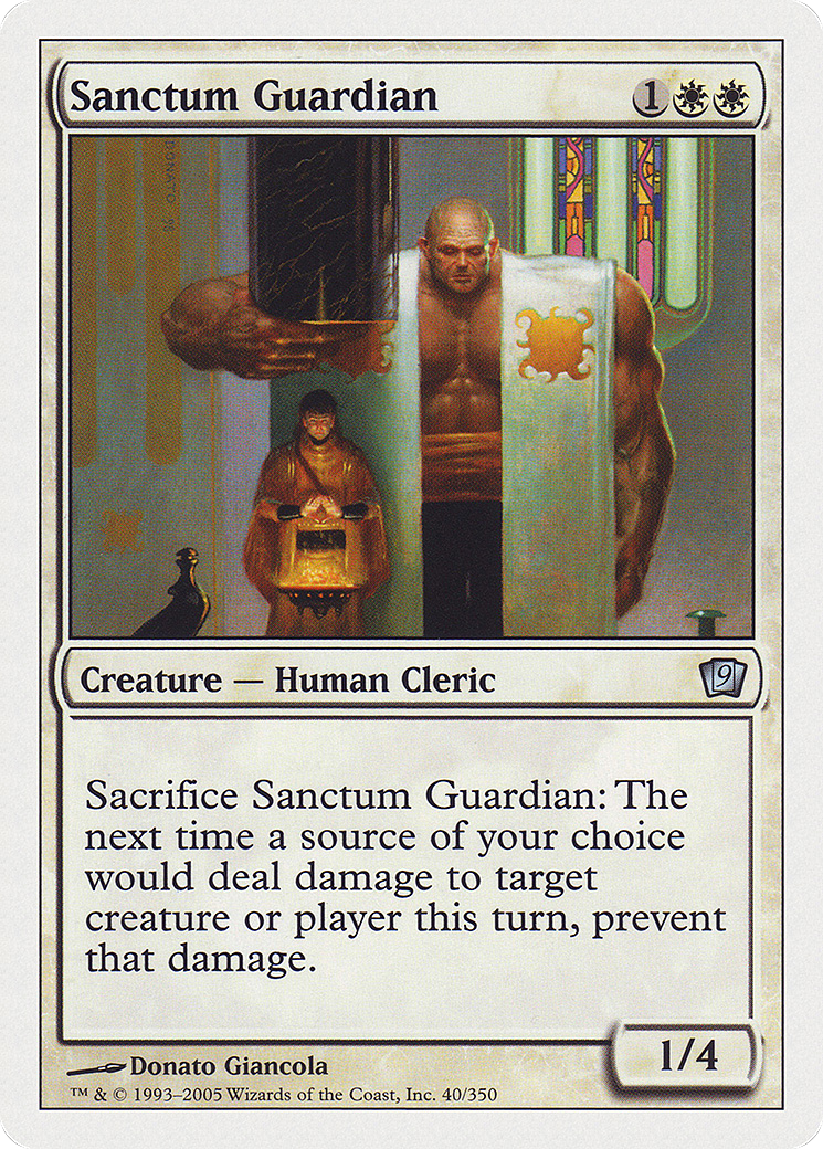 Sanctum Guardian (9ED-040) - 9th Edition Foil