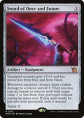 Sword of Once and Future (MOM-265) - March of the Machine Foil