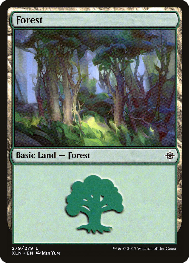 Forest (279) (XLN-279) - Ixalan Foil
