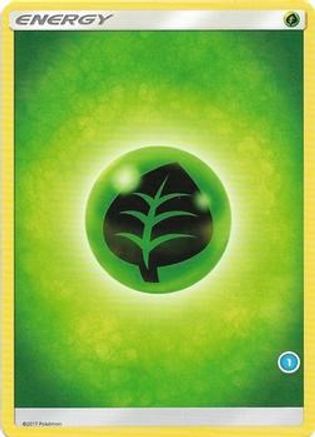 Grass Energy (1)  SM Trainer Kit Alolan Sandslash & Alolan Ninetales - Common