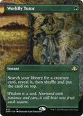 Worldly Tutor (Borderless) (DMR-442) - Dominaria Remastered Foil