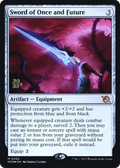Sword of Once and Future (PRE-265) - March of the Machine Promos Foil