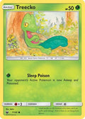 Treecko (7) (7) 007  - Reverse Holofoil SM  Celestial Storm - Common