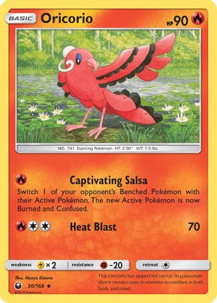 Oricorio (30)  - Reverse Holofoil SM  Celestial Storm - Uncommon