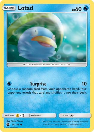 Lotad  SM  Celestial Storm - Common