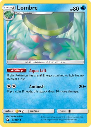 Lombre 037  SM  Celestial Storm - Uncommon