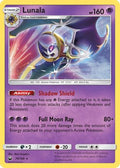Lunala  - Reverse Holofoil SM  Celestial Storm - Holo Rare