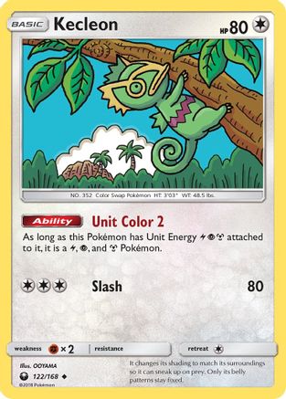 Kecleon/168  SM  Celestial Storm - Uncommon