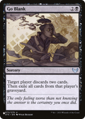 Go Blank (LIST-072/275) - The List