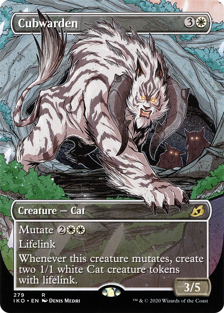 Cubwarden (Showcase) (IKO-279) - Ikoria: Lair of Behemoths: (Showcase) (Borderless)