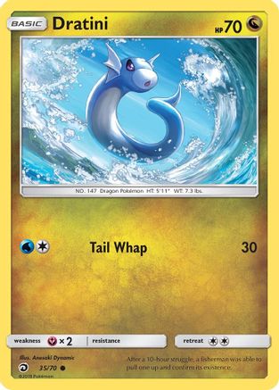 Dratini (35) (35) 035/70  Dragon Majesty - Common