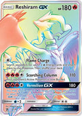 Reshiram GX (Secret)  - Holofoil Dragon Majesty - Secret Rare