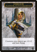Emblem - Elspeth, Sun's Champion (THS-011) - Theros Tokens