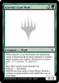 Garruk's Lost Wolf // Hey, Has Anyone Seen Garruk? (UNK-CG03A) - Unknown Event