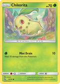 Chikorita (6) (6) 006  - Reverse Holofoil SM  Lost Thunder - Common