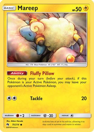 Mareep (75) (75) 075  SM  Lost Thunder - Common