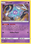 Unown (92) (92) 092/214  - Reverse Holofoil SM  Lost Thunder - Rare