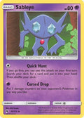 Sableye 096  - Reverse Holofoil SM  Lost Thunder - Uncommon
