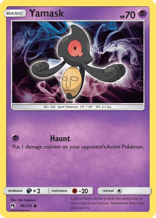 Yamask/214  SM  Lost Thunder - Common