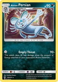 Alolan Persian 119  - Reverse Holofoil SM  Lost Thunder - Rare