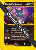 Rocket's Sneasel - 5  Jumbo Cards - Promo