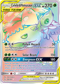 Celebi & Venusaur GX (Secret)  - Holofoil SM  Team Up - Secret Rare