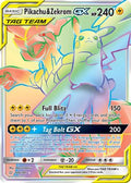 Pikachu & Zekrom GX (Secret)  - Holofoil SM  Team Up - Secret Rare