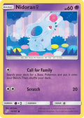 Nidoran F 054  - Reverse Holofoil SM  Team Up - Common