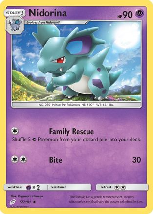 Nidorina/181  SM  Team Up - Uncommon