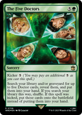The Five Doctors (Surge Foil) (WHO-706) - Doctor Who Foil