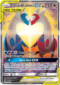 Latias & Latios GX (Alternate Full Art)  - Holofoil SM  Team Up - Ultra Rare
