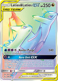 Latias & Latios GX (Secret)  - Holofoil SM  Team Up - Secret Rare