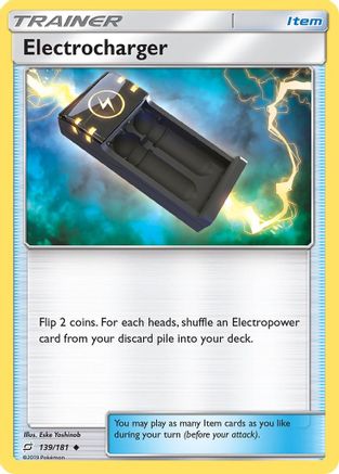 Electrocharger  - Reverse Holofoil SM  Team Up - Uncommon
