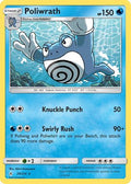 Poliwrath 039  - Reverse Holofoil SM  Unbroken Bonds - Rare