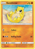 Sandshrew 083  - Reverse Holofoil SM  Unbroken Bonds - Common