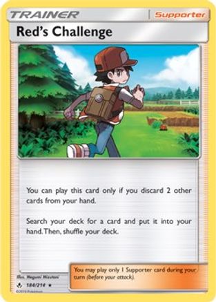 Red's Challenge - 184/214 (SM - Unbroken Bonds)/214  Deck Exclusives - Rare