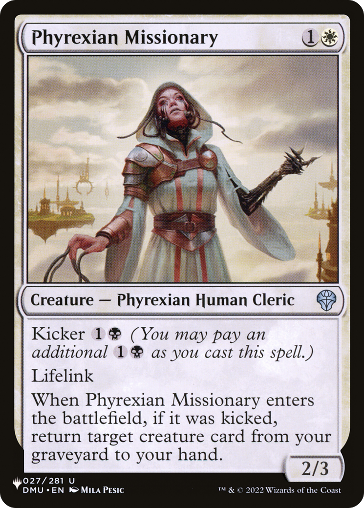 Phyrexian Missionary (LIST-027/281) - The List