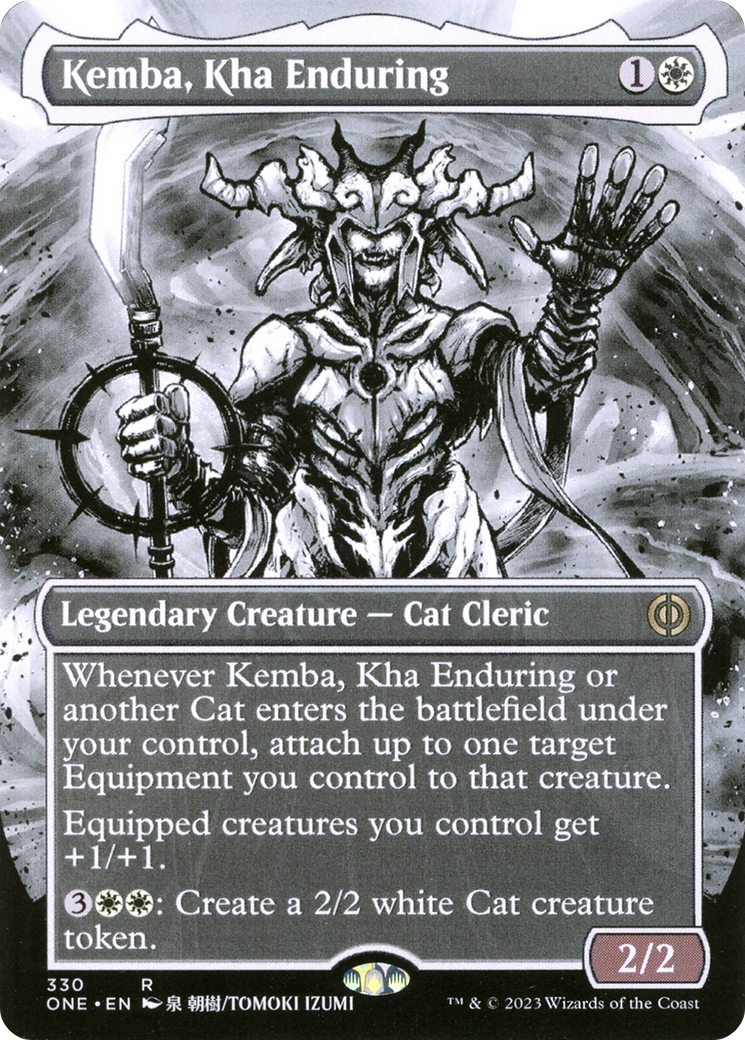 Kemba, Kha Enduring (Borderless) (ONE-330) - Phyrexia: All Will Be One: (Showcase)