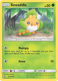 Sewaddle (6)  - Reverse Holofoil SM  Unified Minds - Common