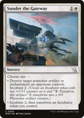 Sunder the Gateway (MOM-039) - March of the Machine Foil